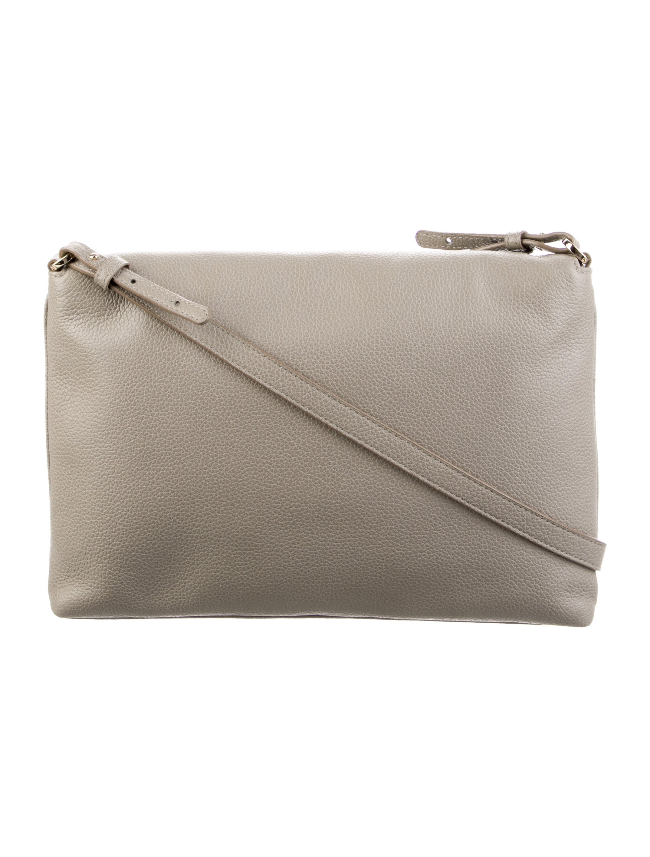 Furla Leather Crossbody Bag Grey Crossbody Bags, Handbags WFU30086