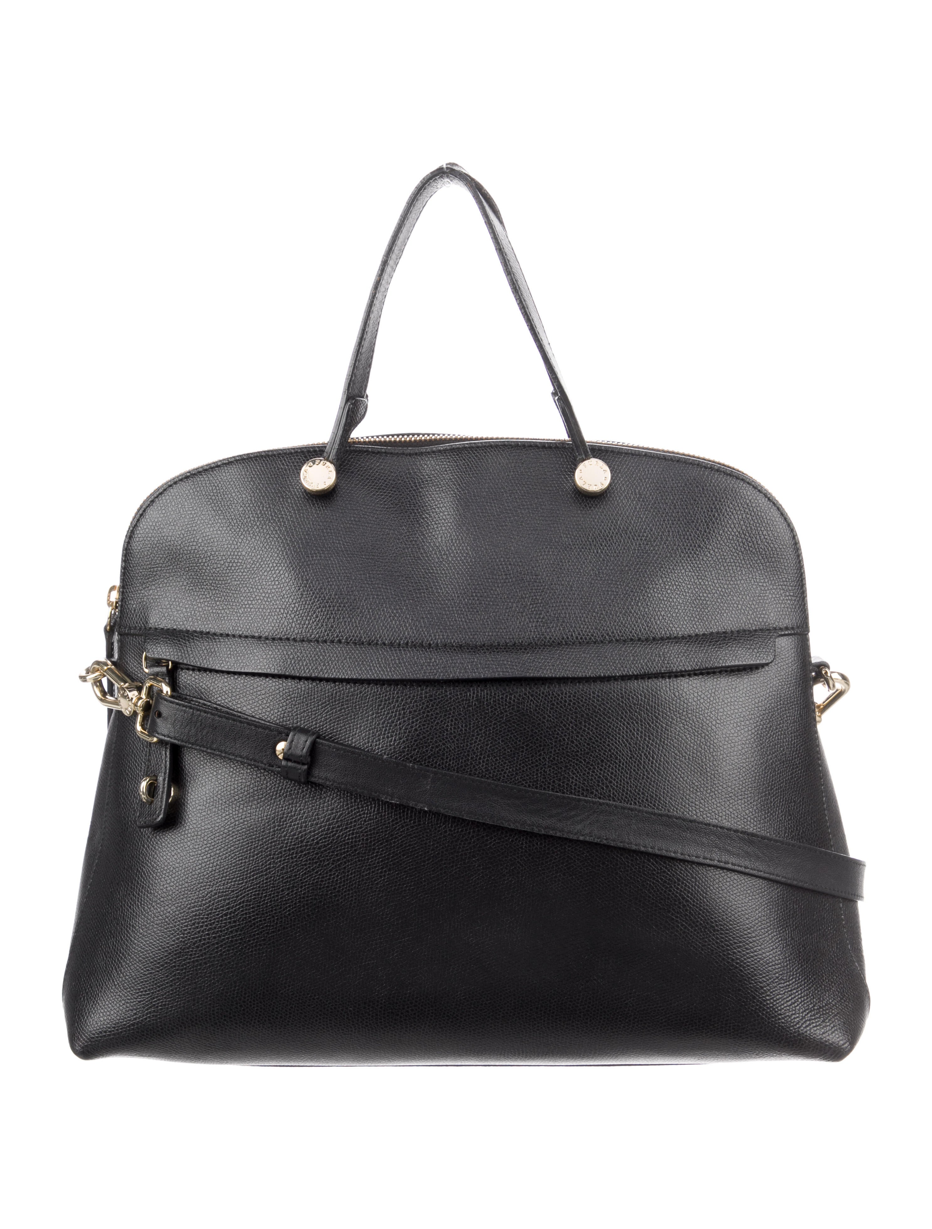 Furla Leather Shoulder Bag Black Shoulder Bags, Handbags WFU30207