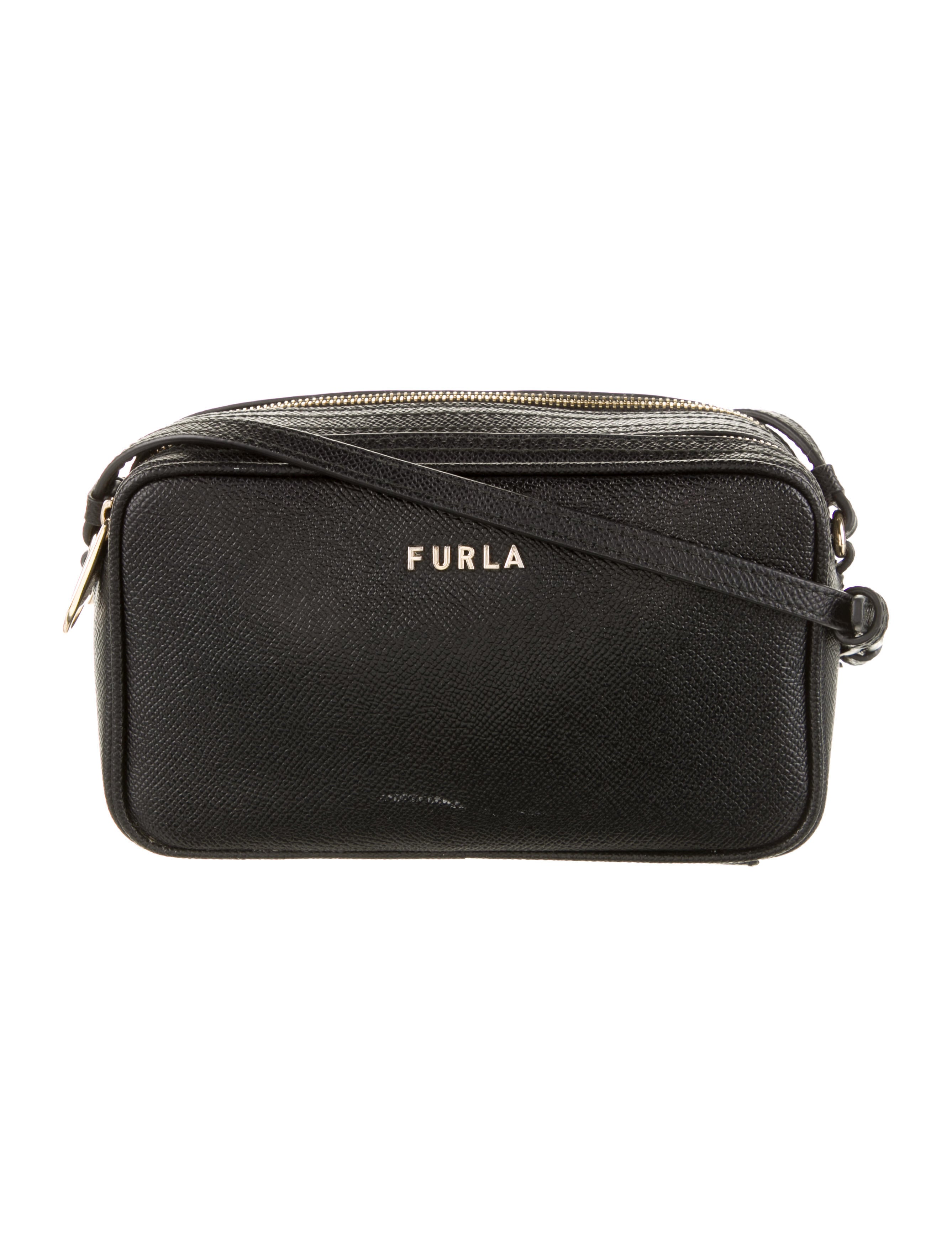 Furla Leather Crossbody Bag Black Crossbody Bags, Handbags WFU30299