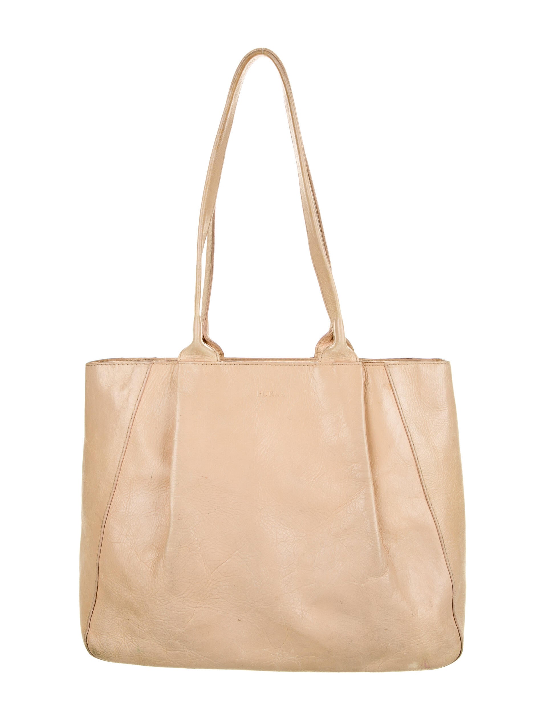 Furla Leather Shoulder Bag Neutrals Shoulder Bags, Handbags