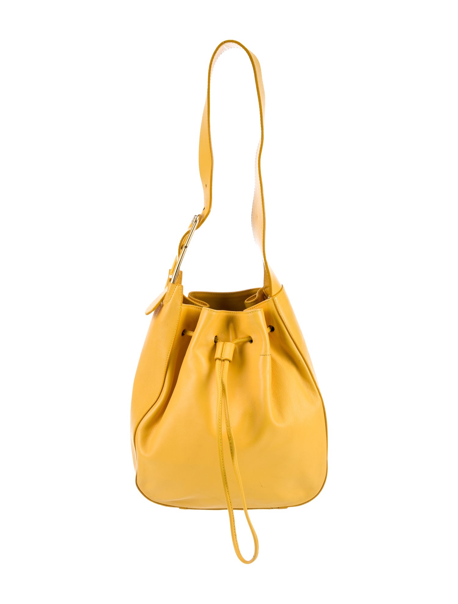 Furla Leather Shoulder Bag Yellow Shoulder Bags, Handbags WFU33267