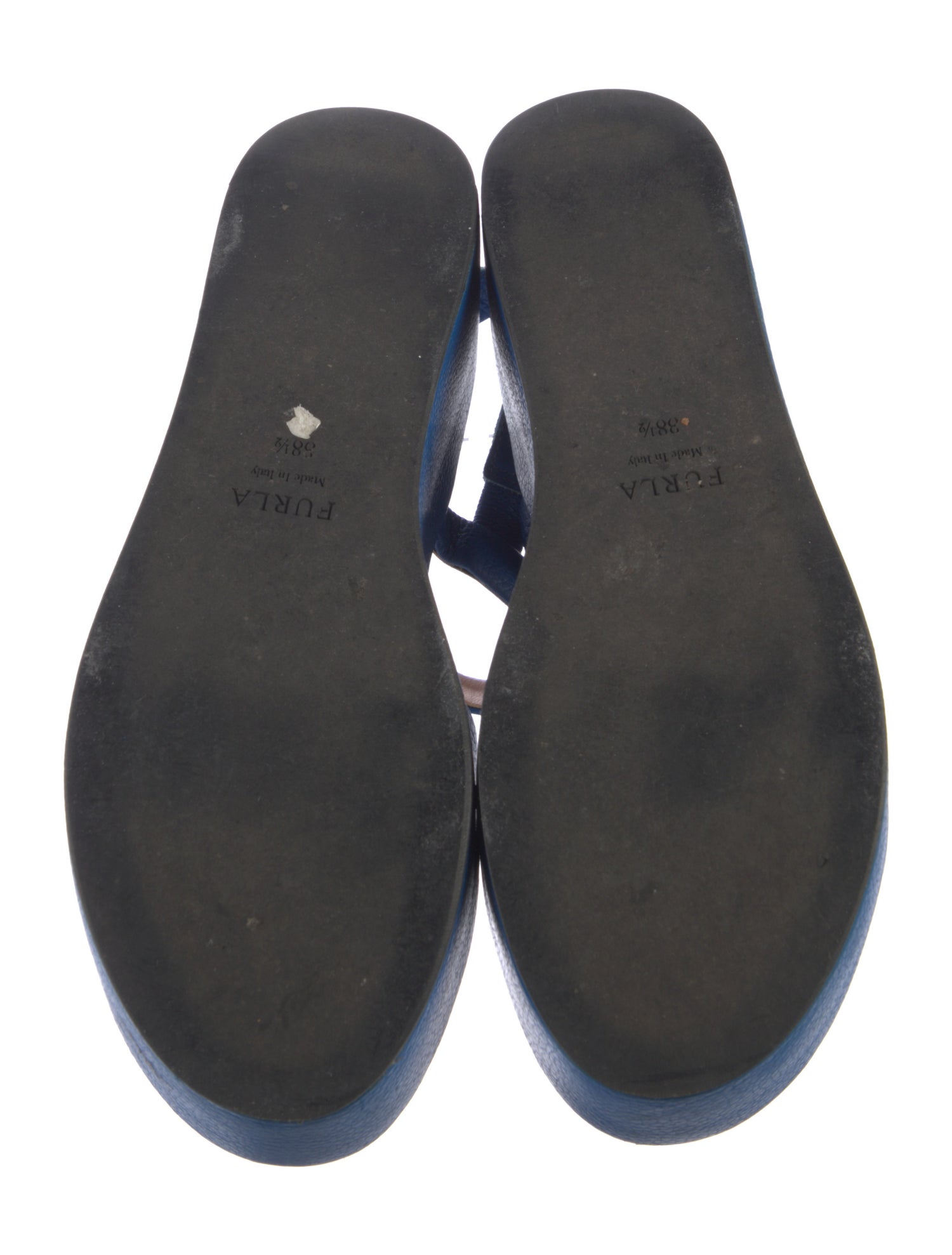 Furla Leather Slingback Sandals