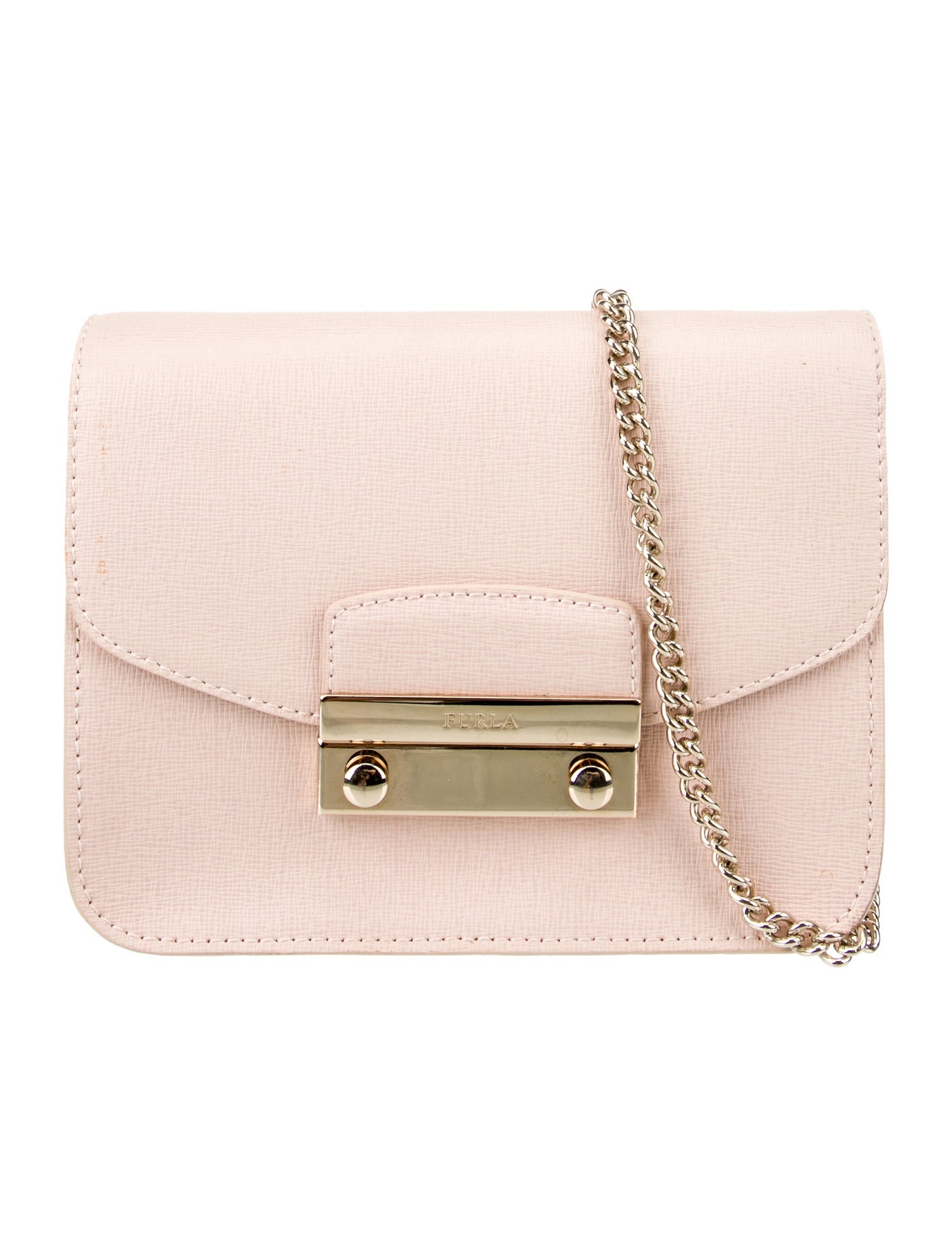 Furla Saffiano Leather Crossbody Bag Pink Crossbody Bags, Handbags