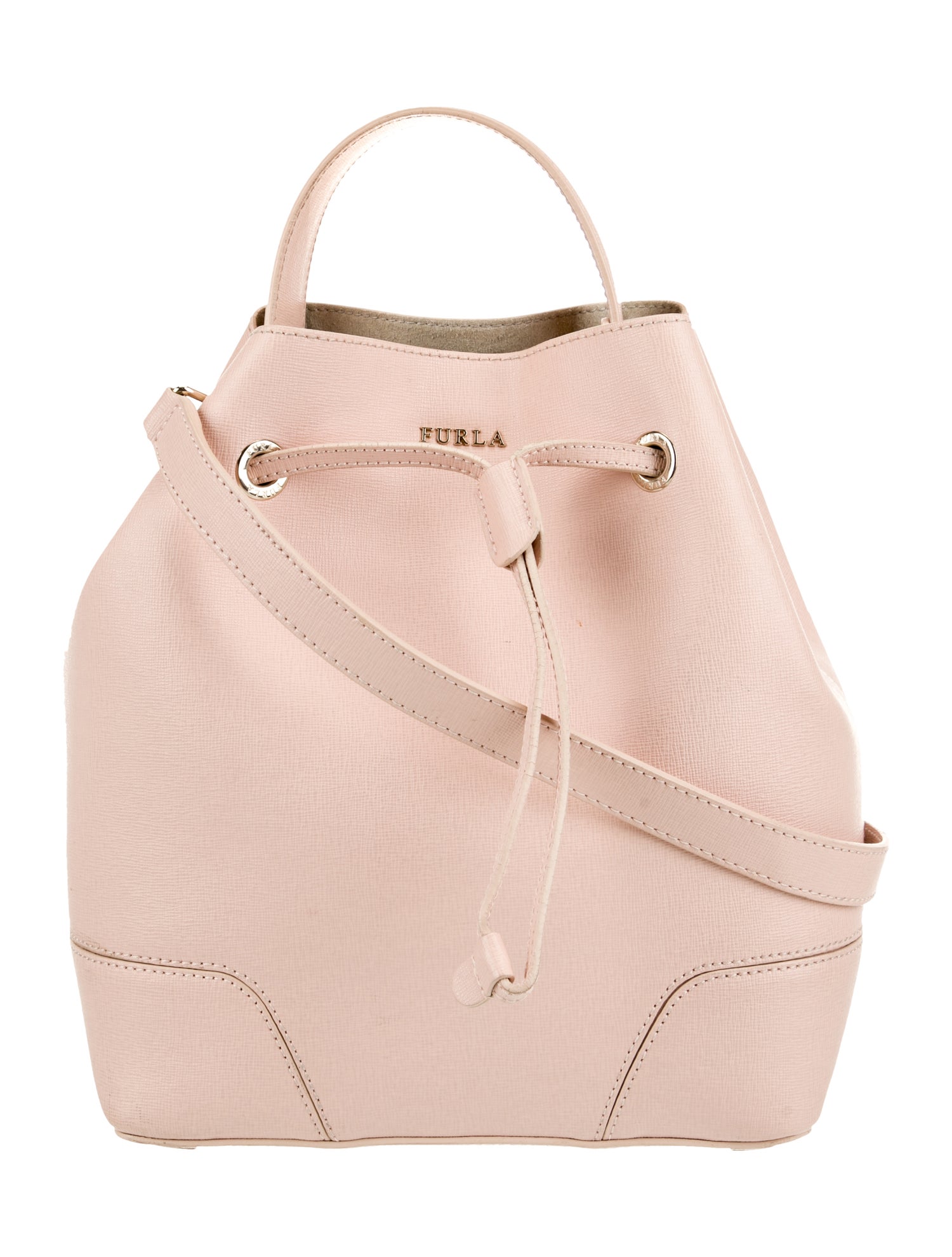 Furla Saffiano Leather Top Handle Bag