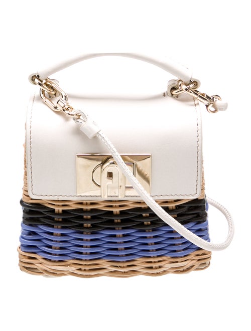 Furla Wicker Evening Bag