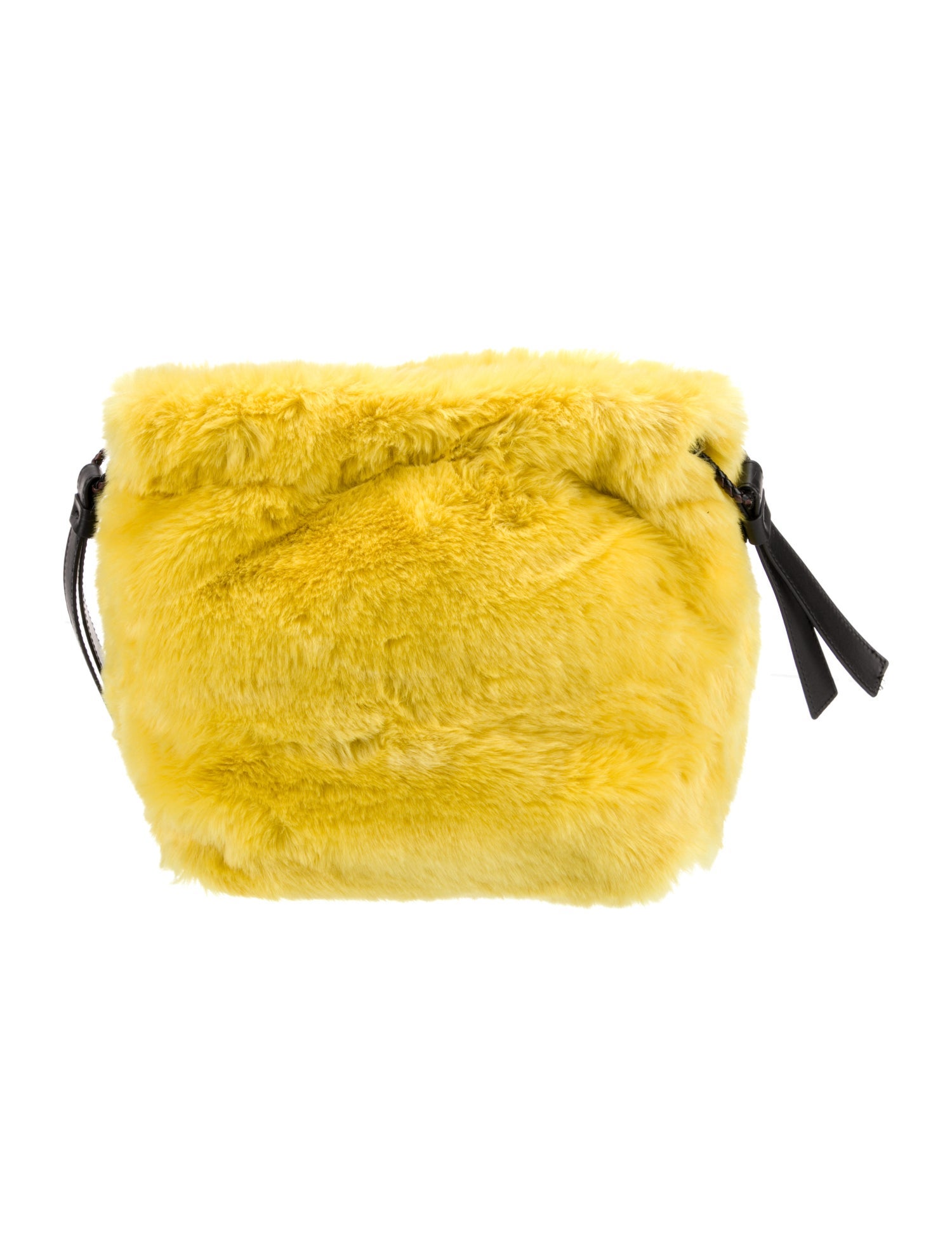 Furla Faux Fur Clutch