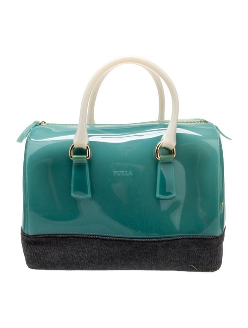 Furla Rubber Top Handle Bag