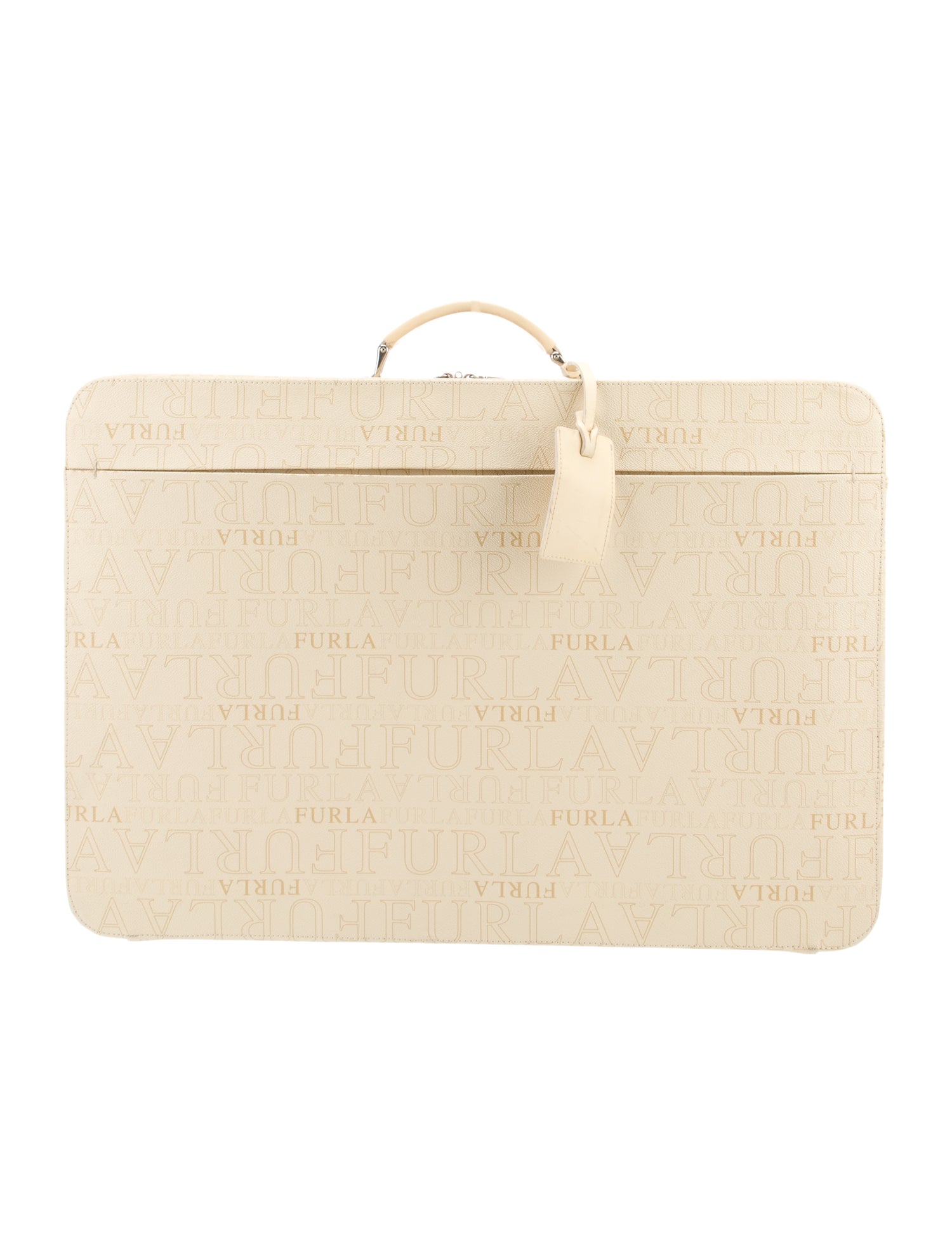 Furla Logo Canvas Suitcase