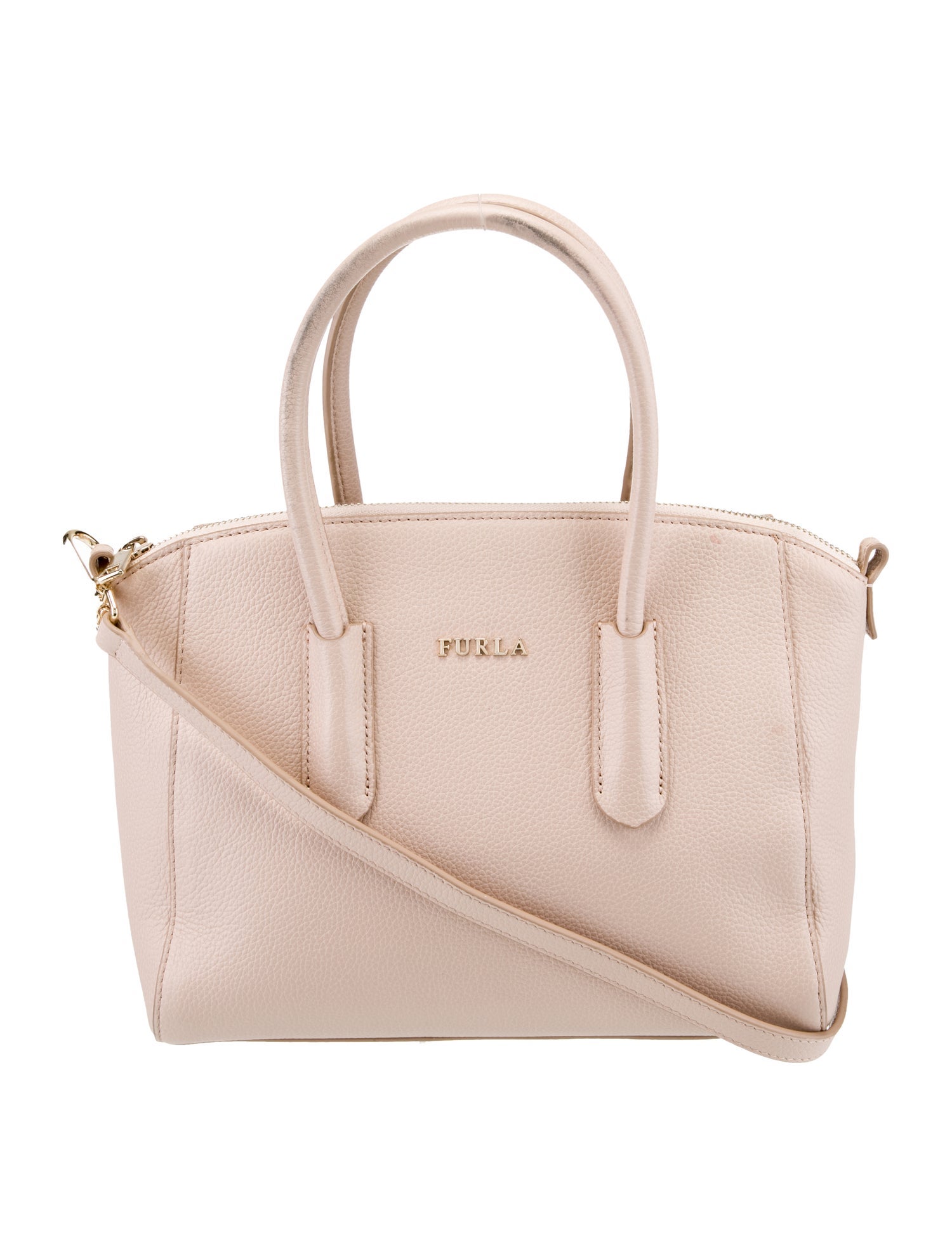 Furla Leather Top Handle Bag