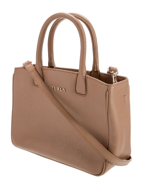 Furla Saffiano Leather Top Handle Bag