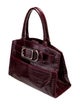 Furla Embossed Leather Top Handle Bag