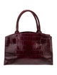 Furla Embossed Leather Top Handle Bag