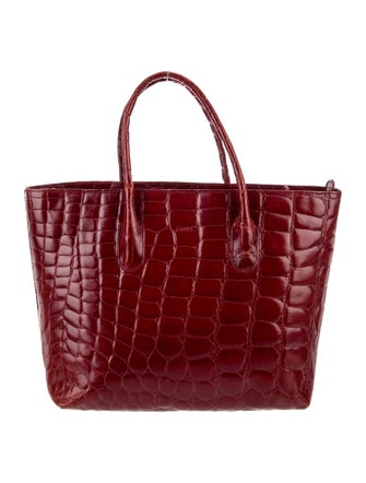 Furla Crocodile Top Handle Bag