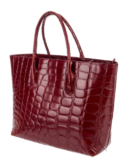 Furla Crocodile Top Handle Bag
