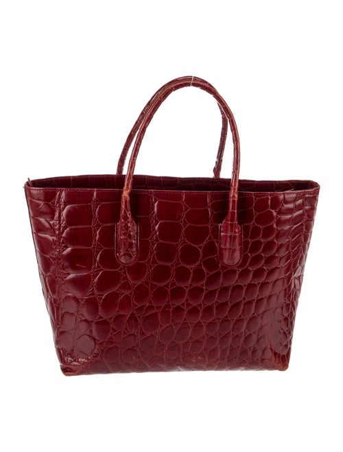 Furla Crocodile Top Handle Bag