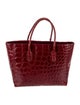 Furla Crocodile Top Handle Bag