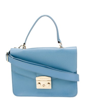 Furla Leather Top Handle Bag