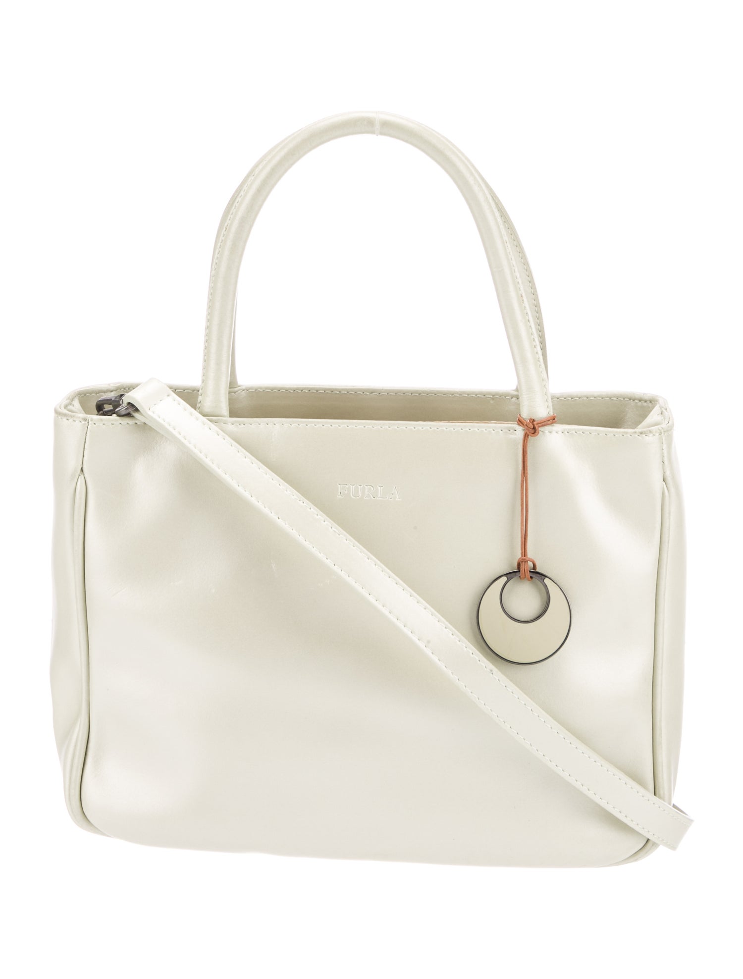 Furla Leather Top Handle Bag
