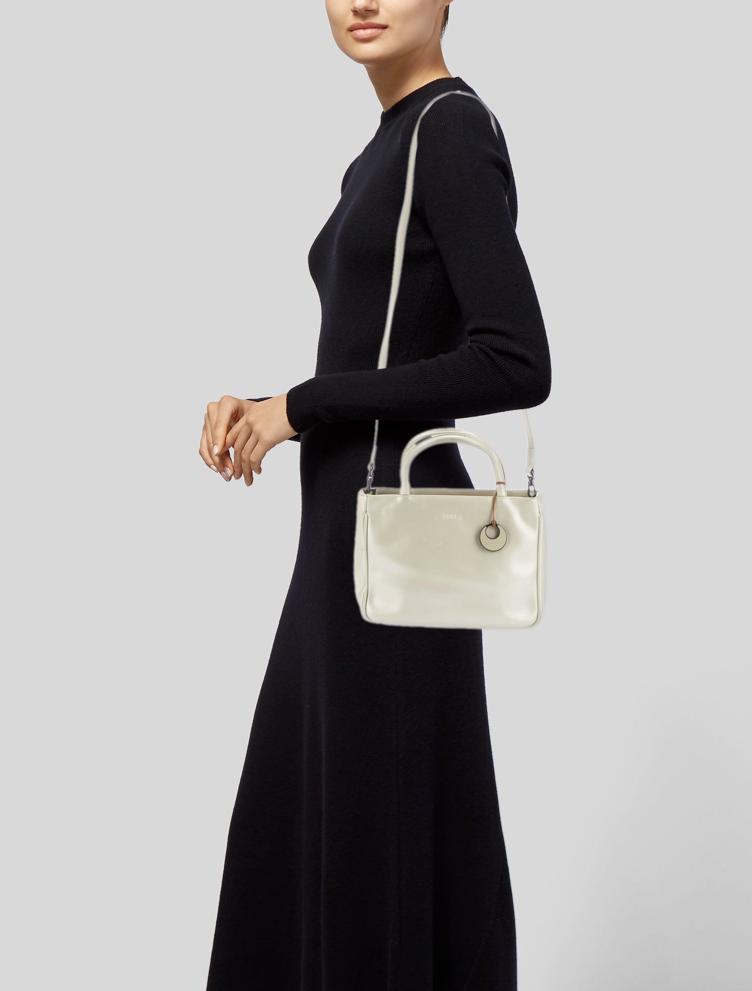 Furla Leather Top Handle Bag