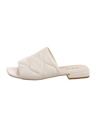 Furla Leather Slides