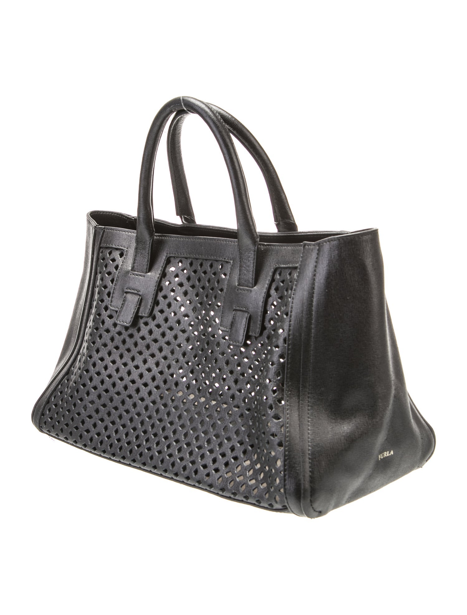 Furla Saffiano Leather Top Handle Bag