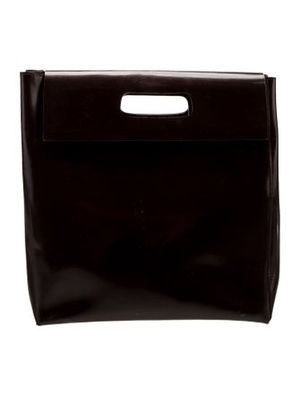 Furla Patent Leather Top Handle Bag