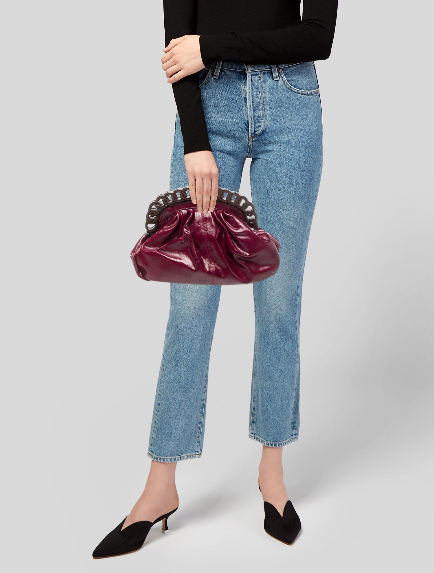 Furla Patent Leather Clutch