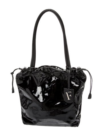 Furla Shoulder Bags Patent Leather Bag
