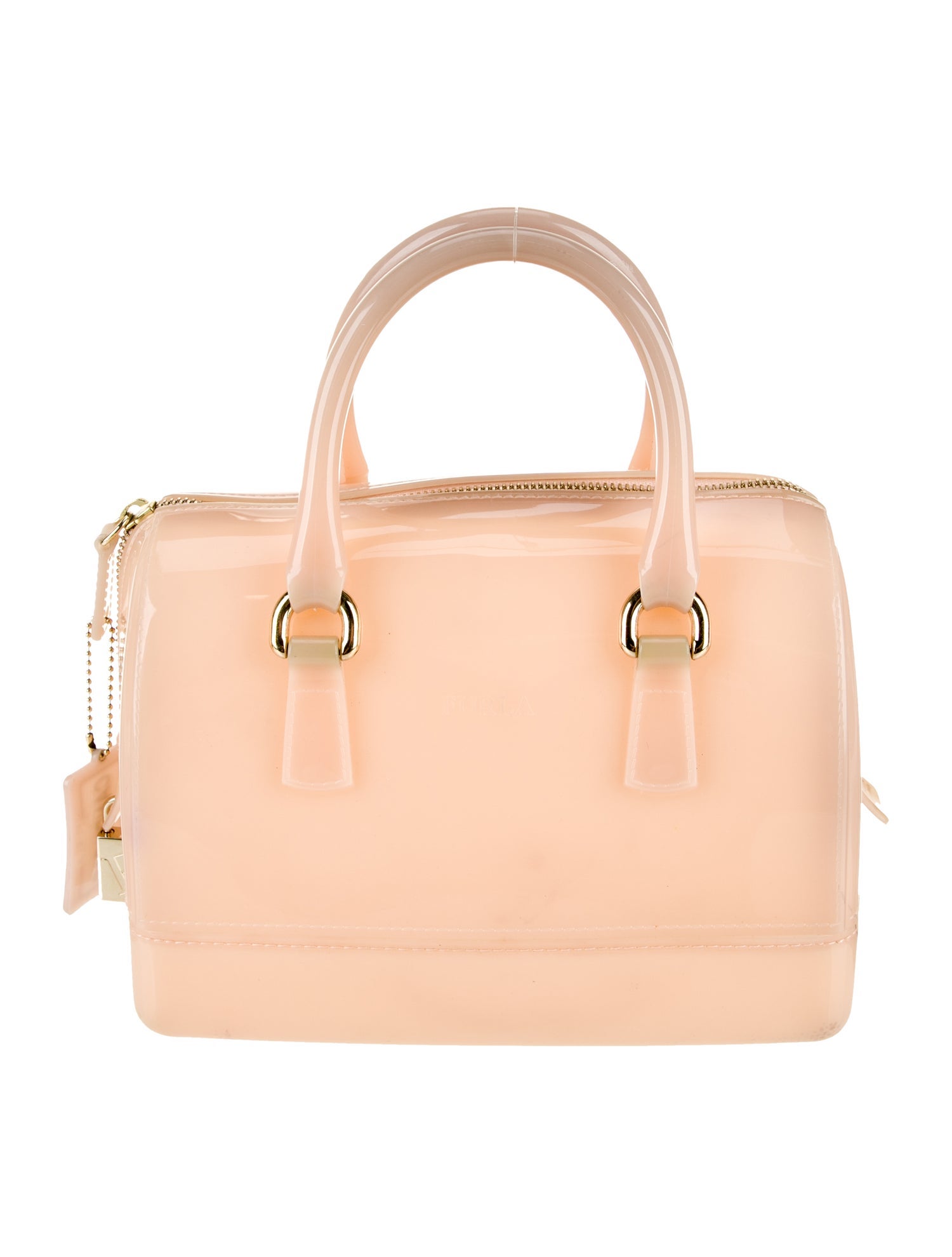 Furla Rubber Top Handle Bag