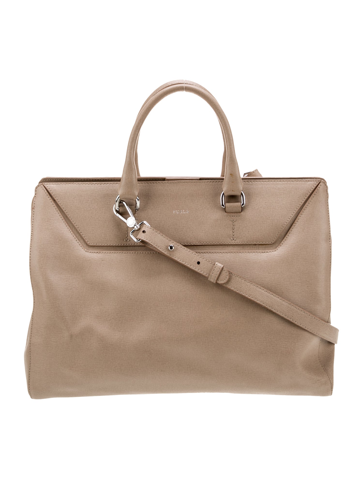 Furla Leather Top Handle Bag