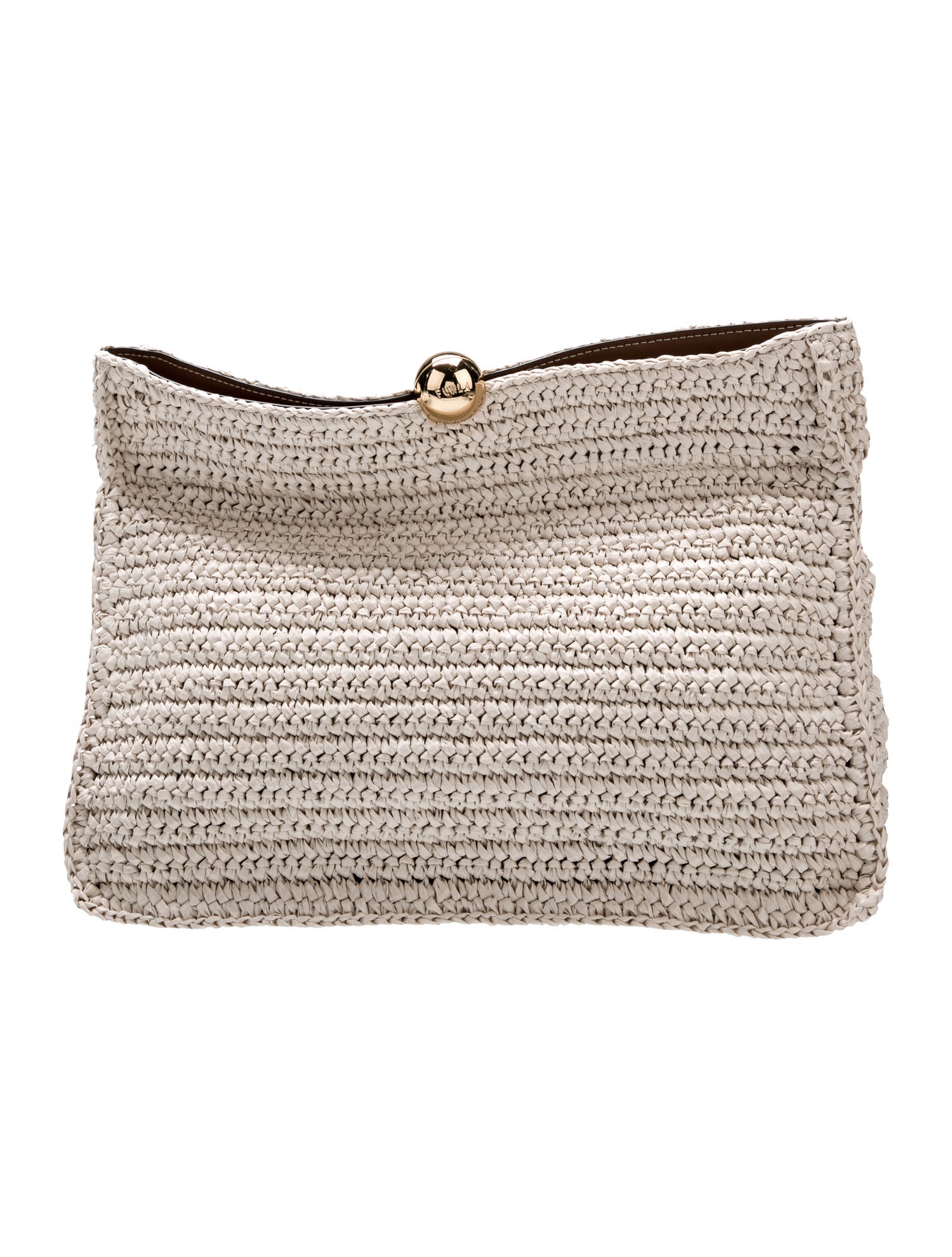Furla Raffia Clutch