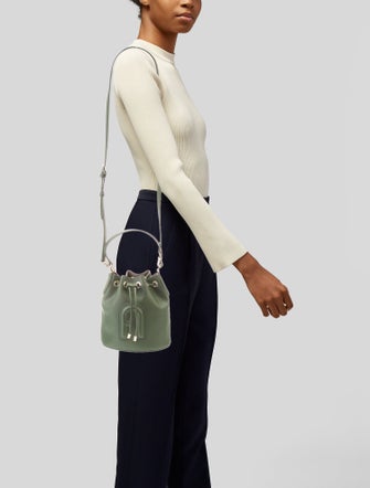 Furla Leather Bucket Bag
