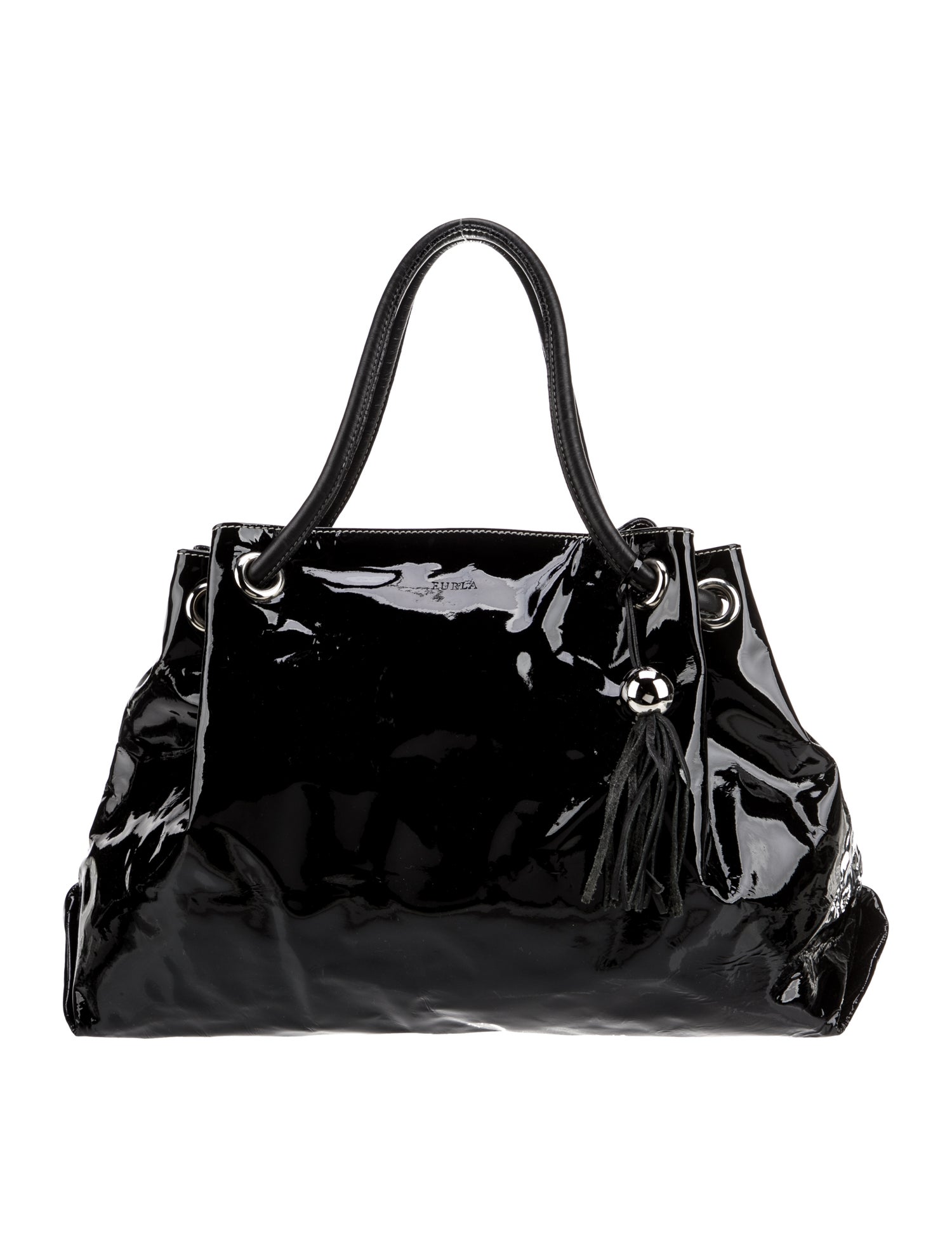 Furla Patent Leather Hobo