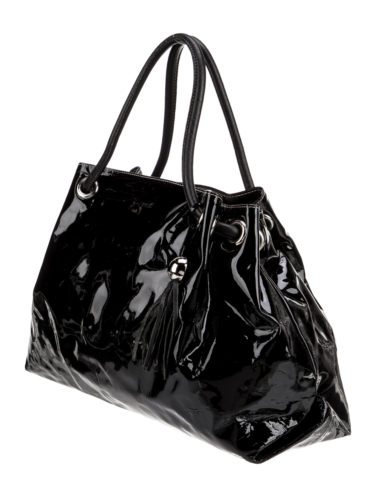 Furla Patent Leather Hobo