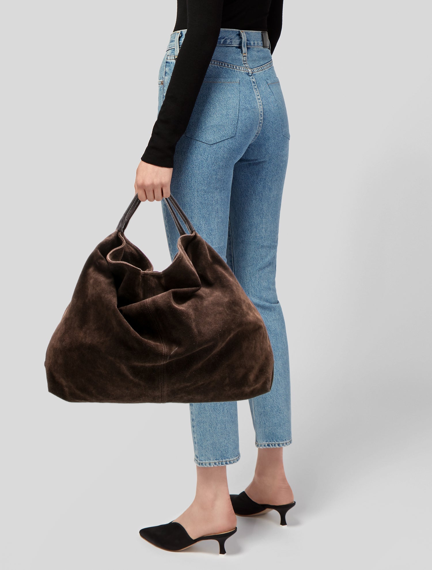 Furla Suede Hobo