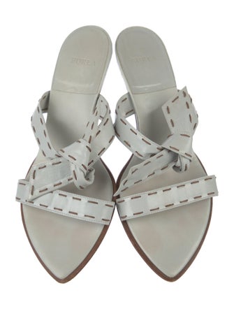 Furla Leather Slides