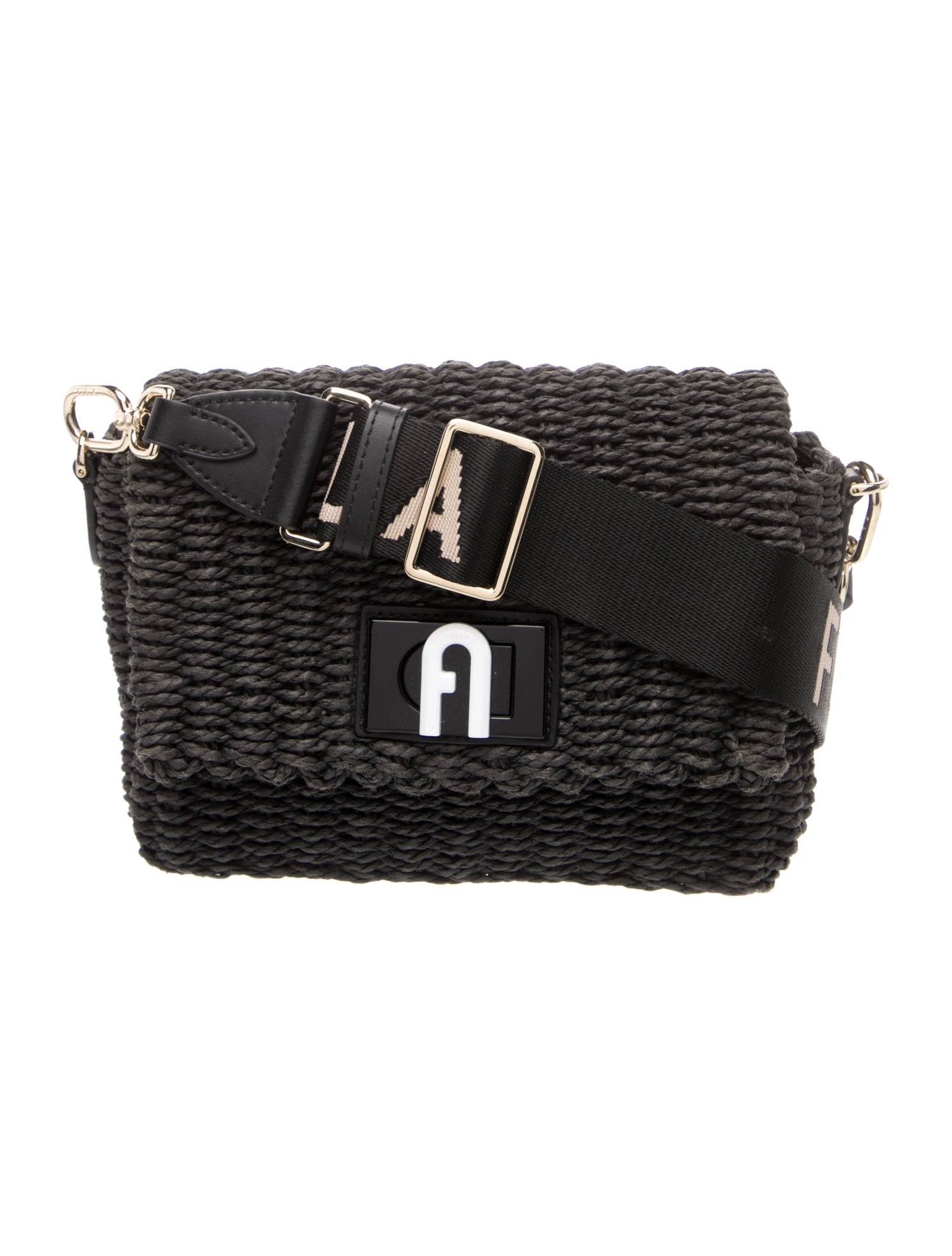 Furla Raffia Messenger Bag