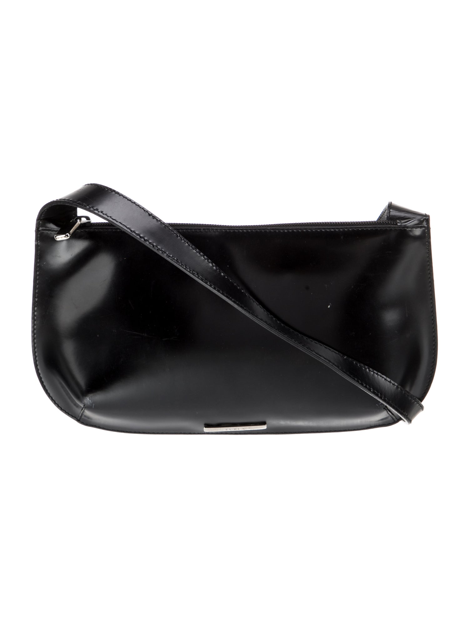 Furla Patent Leather Shoulder Bag