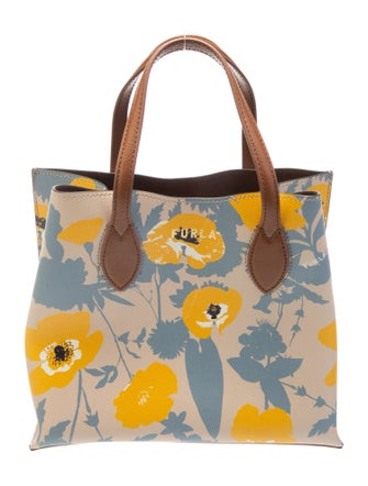 Furla Saffiano Leather Top Handle Bag