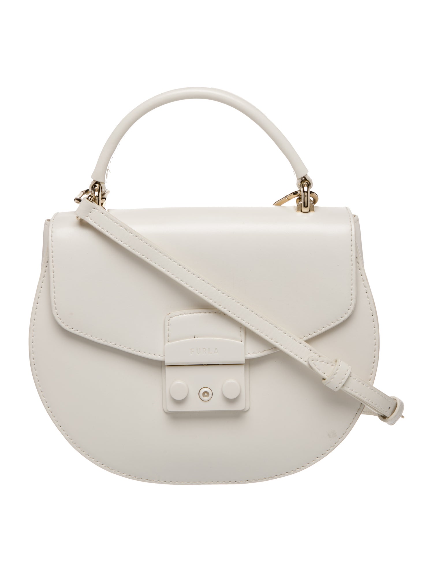 Furla Leather Top Handle Bag