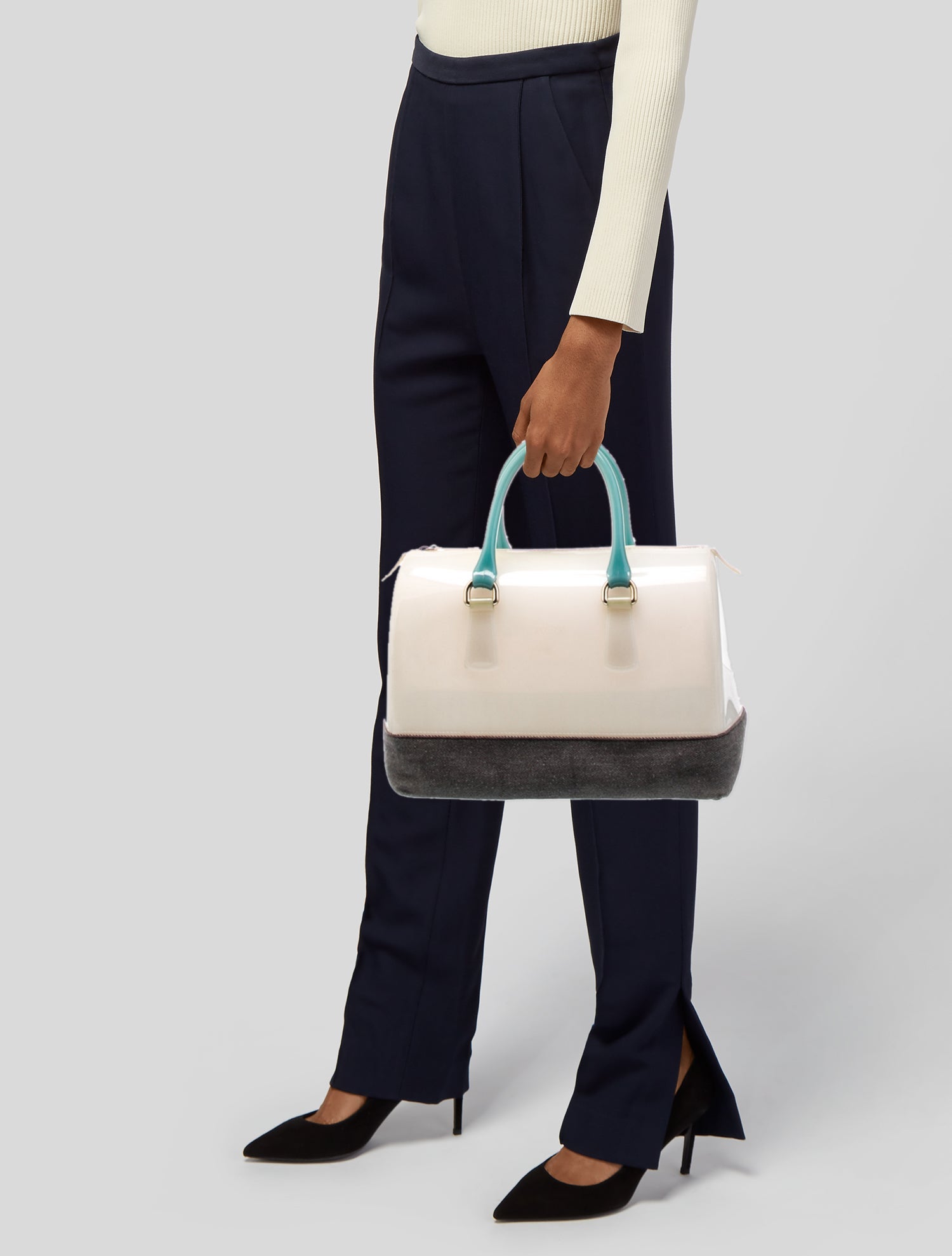 Furla PVC Top Handle Bag