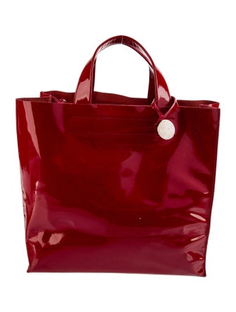 Furla Patent Leather Top Handle Bag