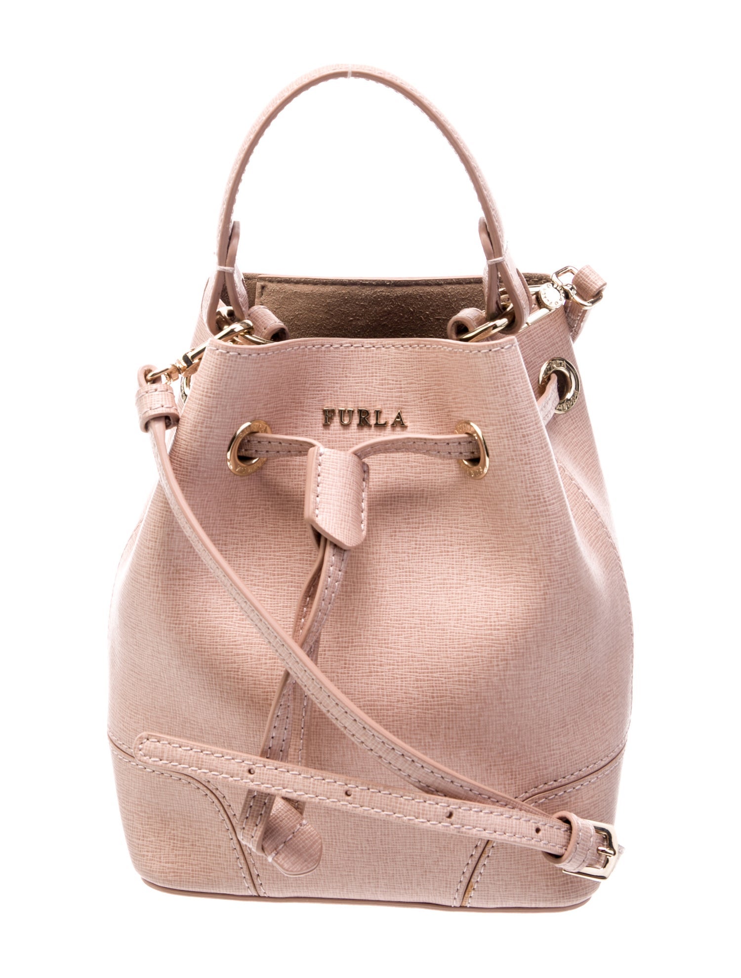 Furla Leather Bucket Bag