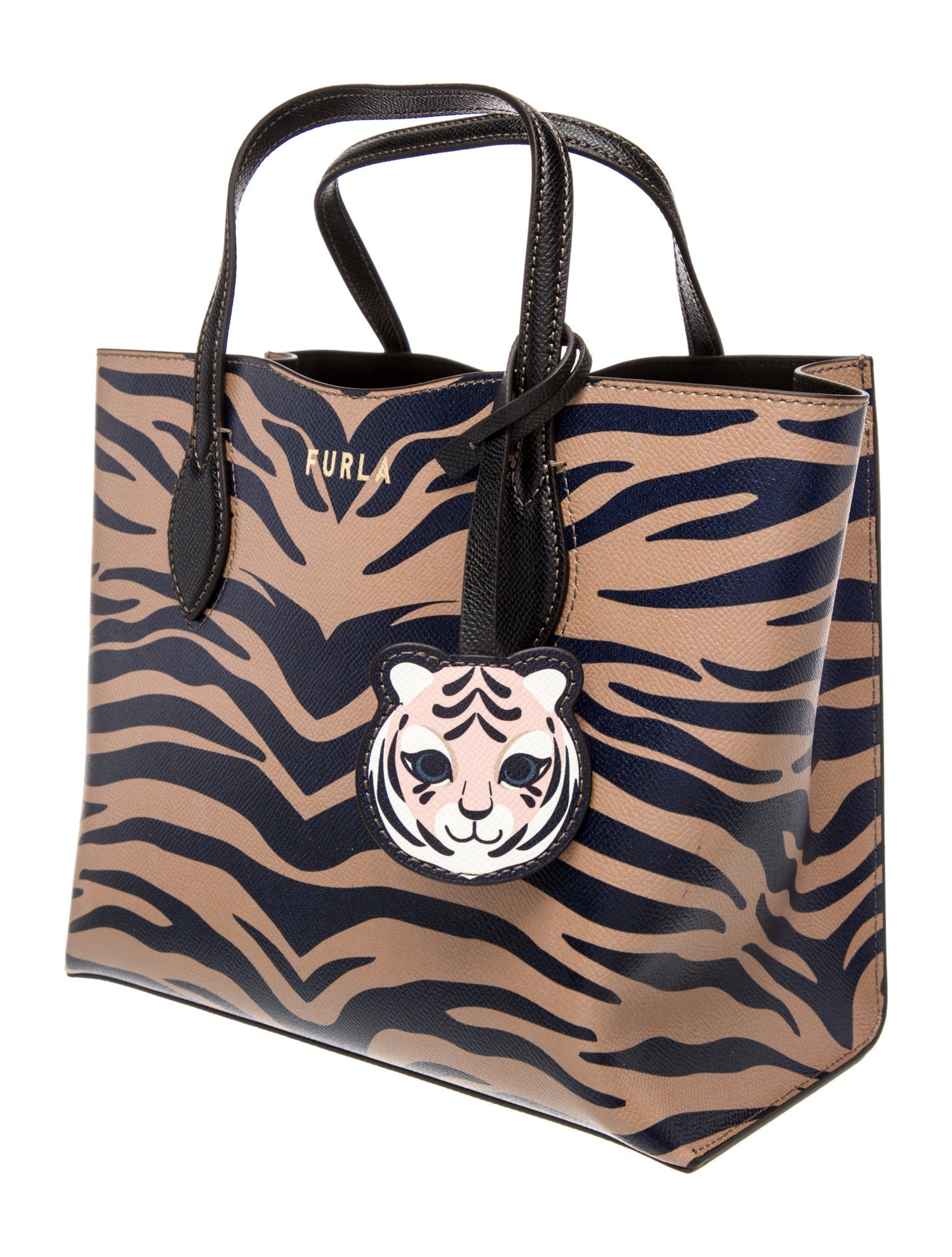 Furla Saffiano Leather Top Handle Bag