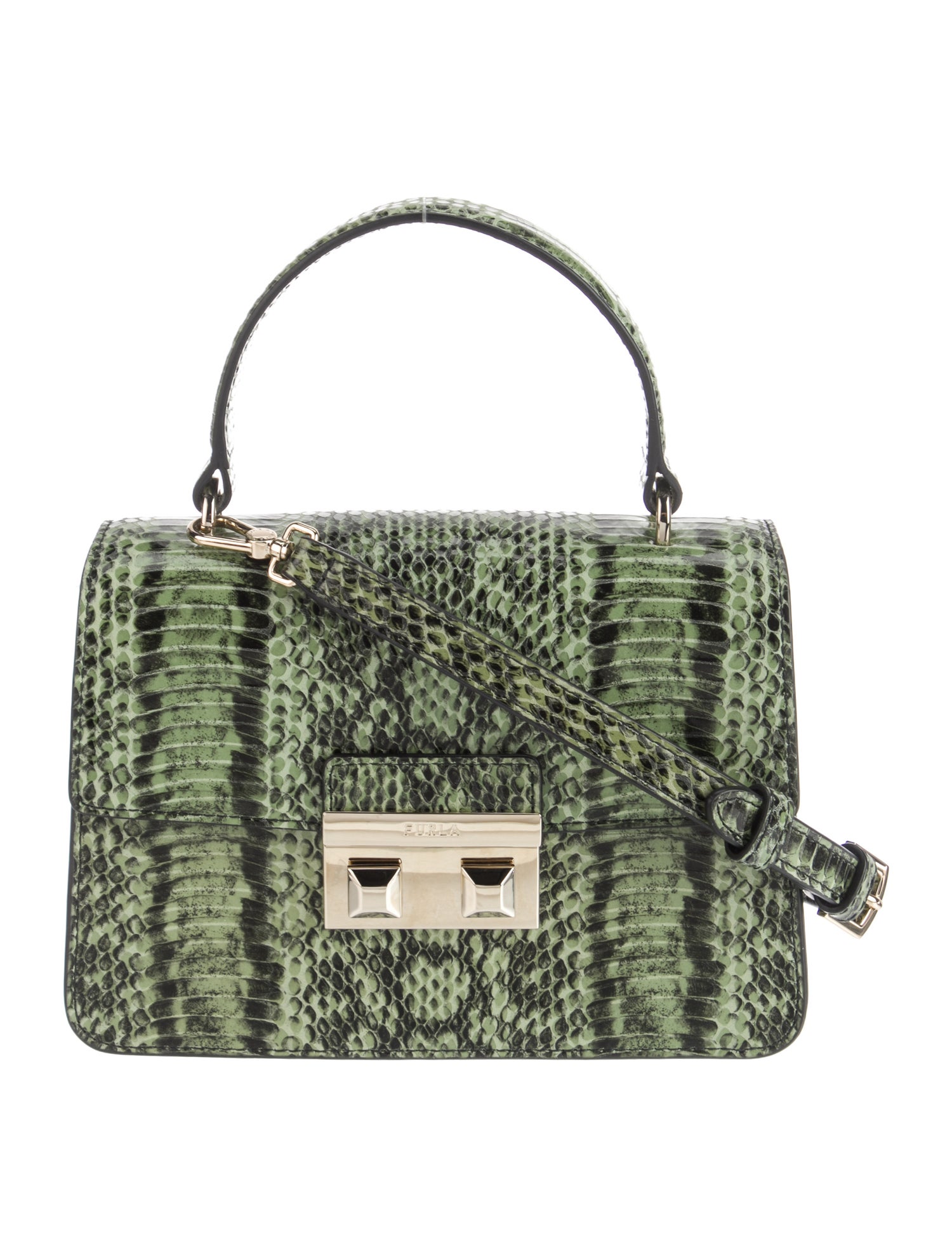 Furla Leather Top Handle Bag