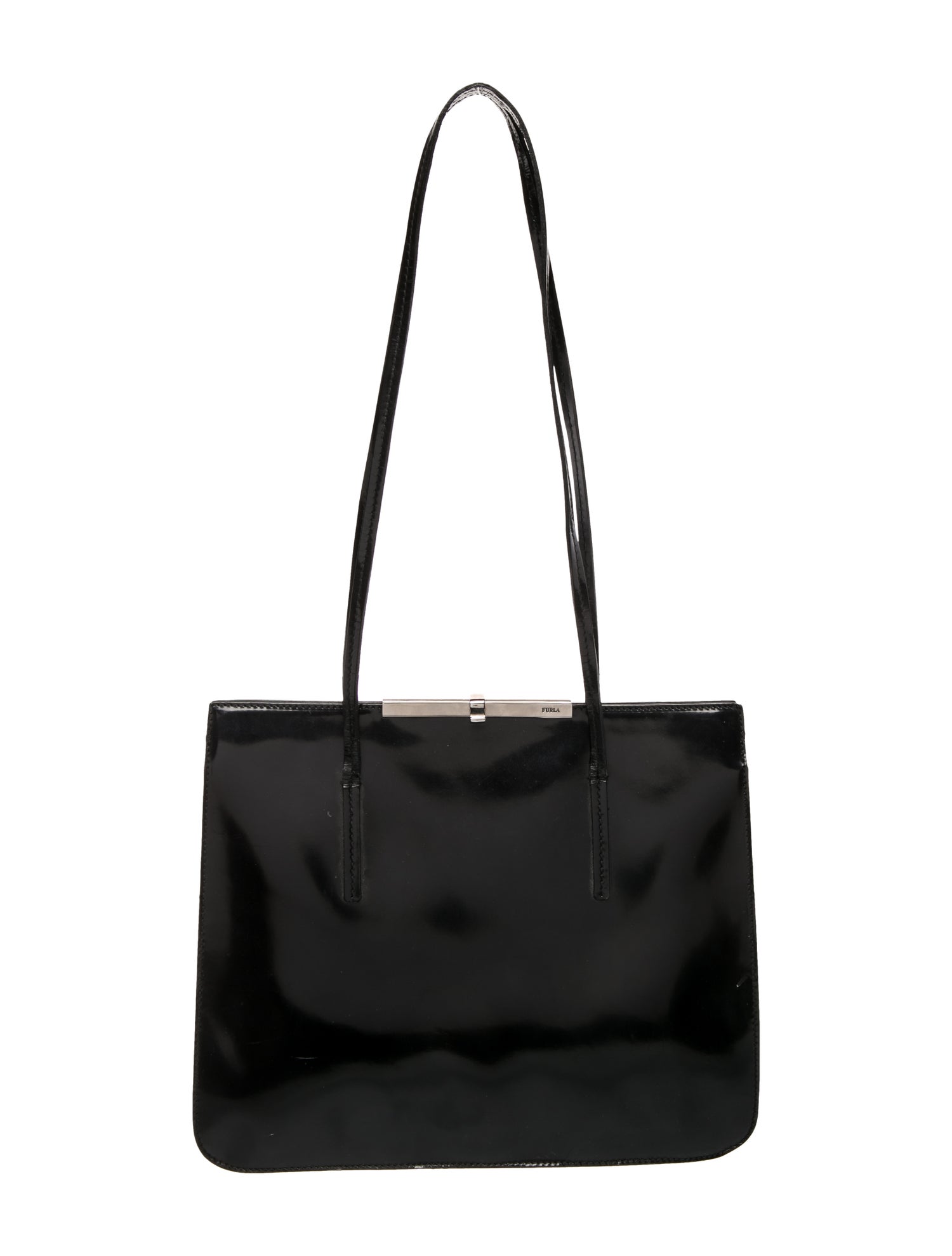 Furla Patent Leather Shoulder Bag