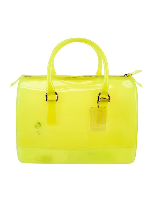 Furla Rubber Top Handle Bag