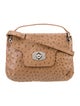 Furla Ostrich Shoulder Bag