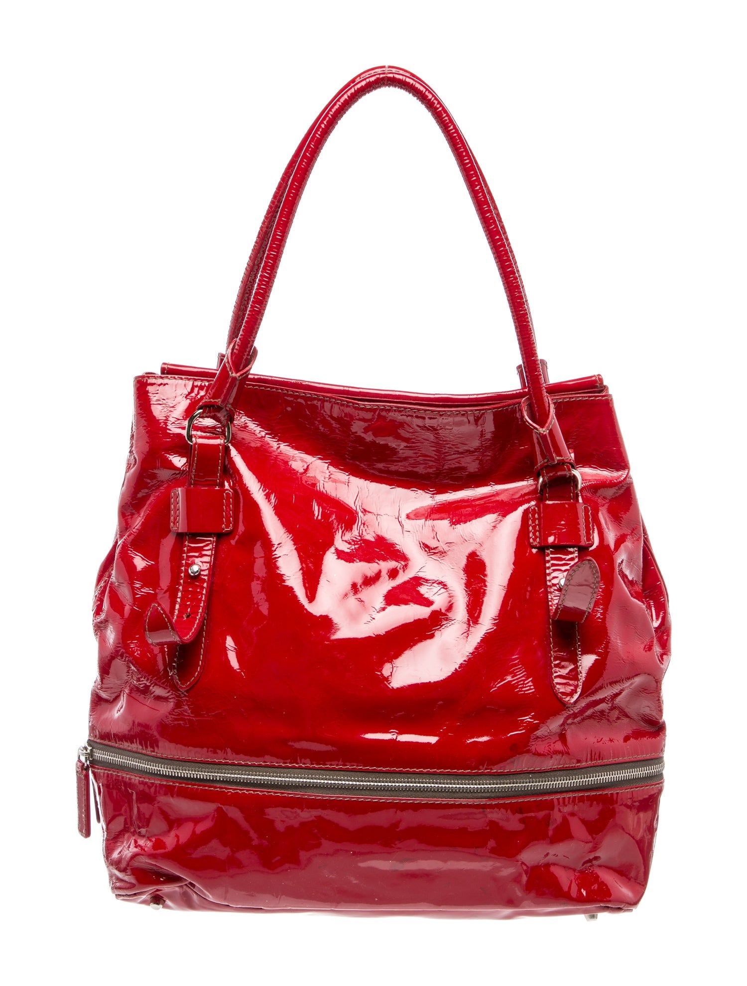 Furla Patent Leather Shoulder Bag