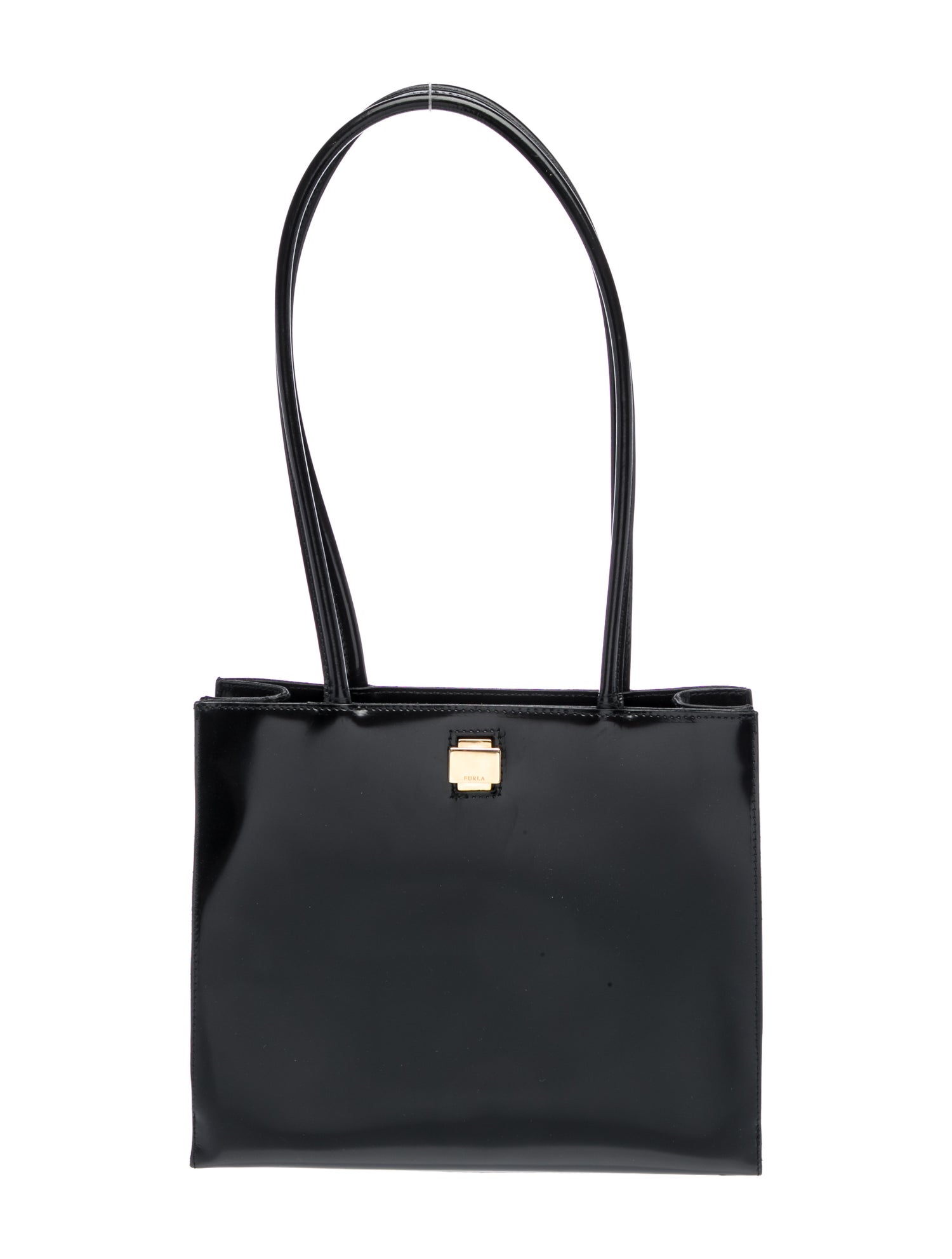 Furla Patent Leather Shoulder Bag